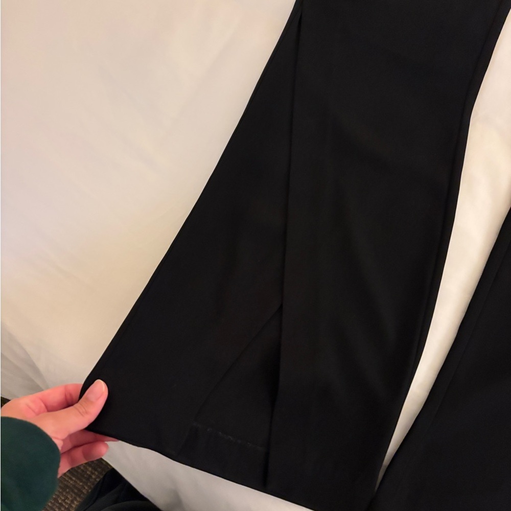 KEEPSAKE the Label Black Wide Leg Jumpsuit Pants trouser romance slit leg - Picture 4 of 9